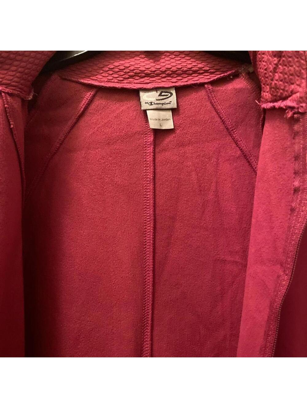 Champion Full Zip Jacket Fleece Lined pockets Size Large - Picture 5 of 5